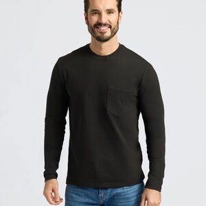 Men's Black Long Sleeve Shirt